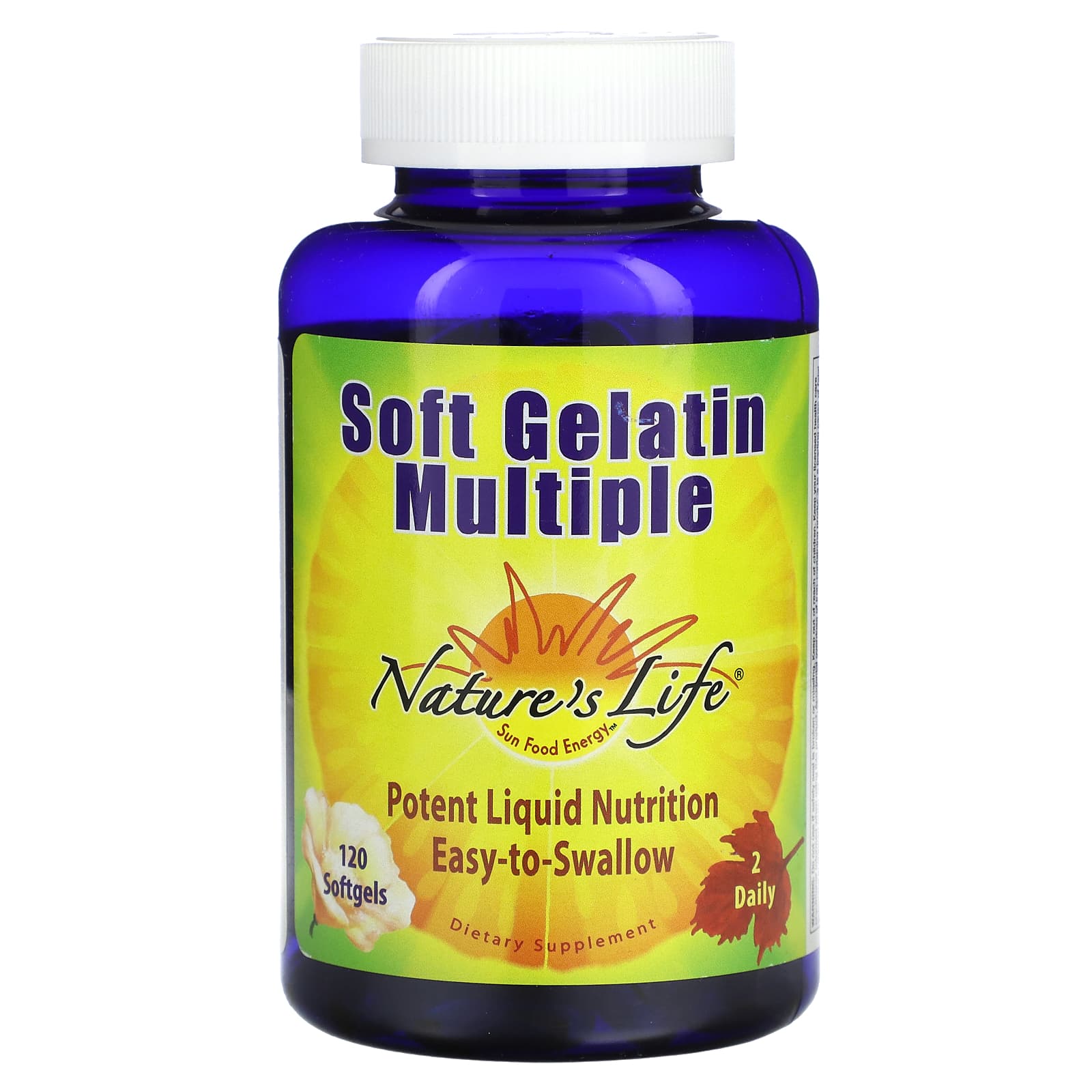 Nature’s Life, Soft Gelatin Multiple, 120 Softgels UPC 040647003927 | HiLife Vitamins